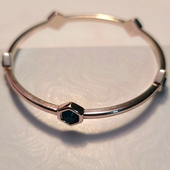 Blue Octagon Shaped Design Bracelet - Picture 3 of 6